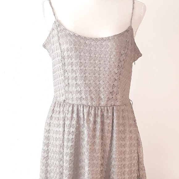 Studio Y Metallic Lace Party Dress -  Size Large - Picture 8 of 10